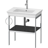 Duravit - White Tulip Floorstanding Metal Console Graphite High Gloss - Graphite High Gloss