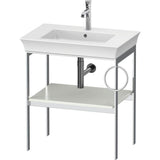 Duravit - White Tulip Floorstanding Metal Console White Satin Matte - White Satin Matte