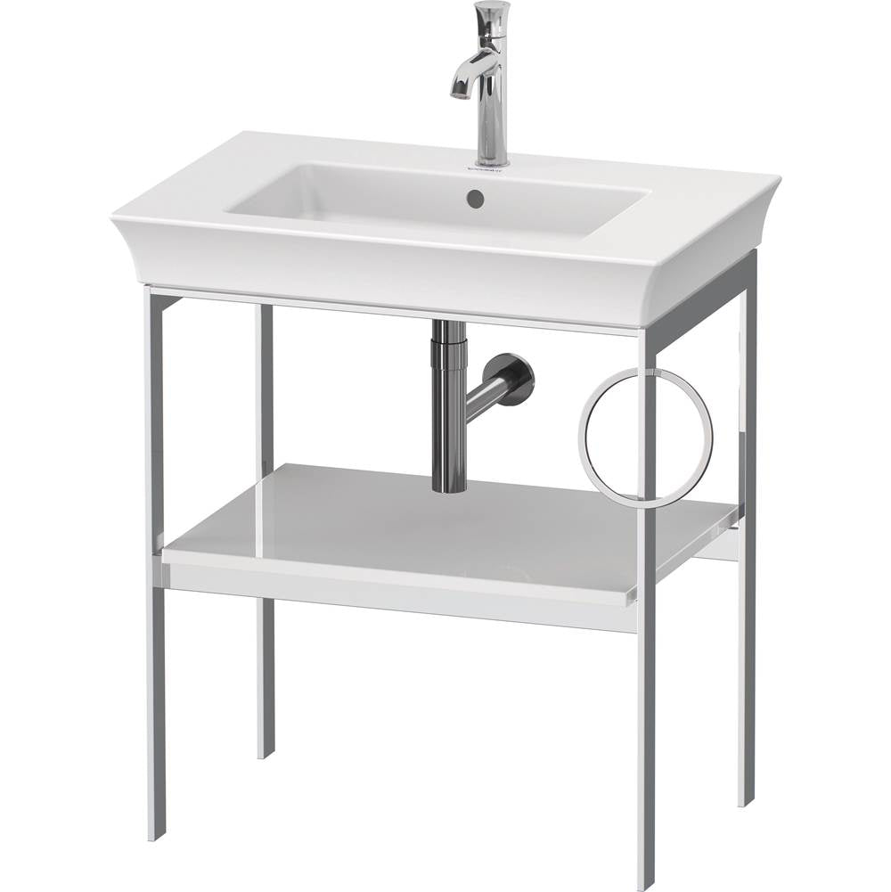 Duravit - White Tulip Floorstanding Metal Console White High Gloss - White High Gloss