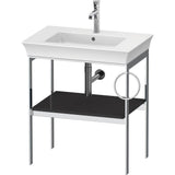 Duravit - White Tulip Floorstanding Metal Console Graphite High Gloss - Graphite High Gloss