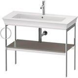 Duravit - White Tulip Floorstanding Metal Console Stone Gray Satin Matte - Stone Gray Satin Matte