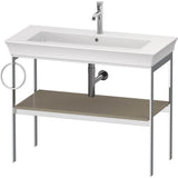 Duravit - White Tulip Floorstanding Metal Console Stone Gray High Gloss - Stone Gray High Gloss