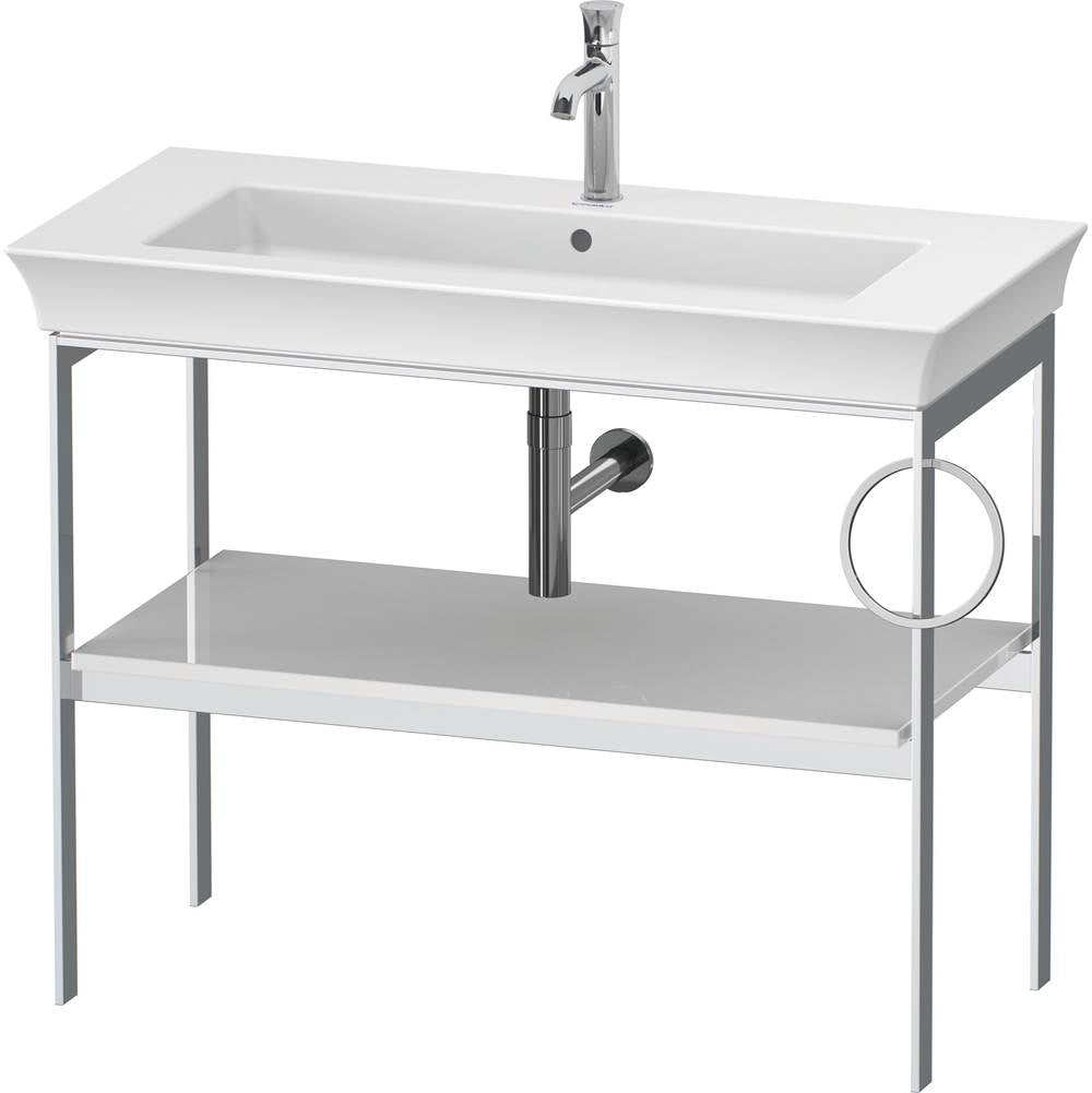 Duravit - White Tulip Floorstanding Metal Console White High Gloss - White High Gloss