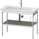 Duravit - White Tulip Floorstanding Metal Console Stone Gray Satin Matte - Stone Gray Satin Matte
