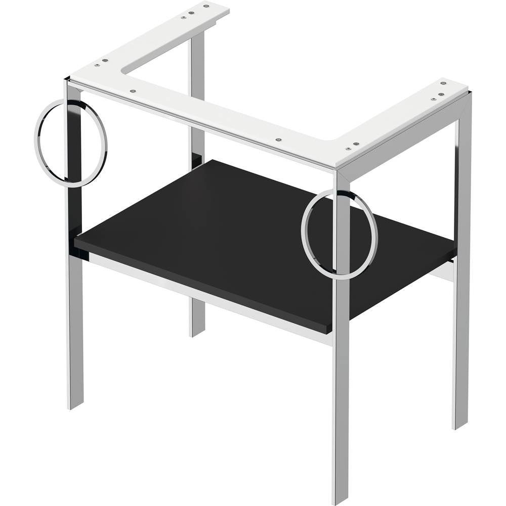 White Tulip Floorstanding Metal Console