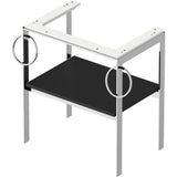 White Tulip Floorstanding Metal Console
