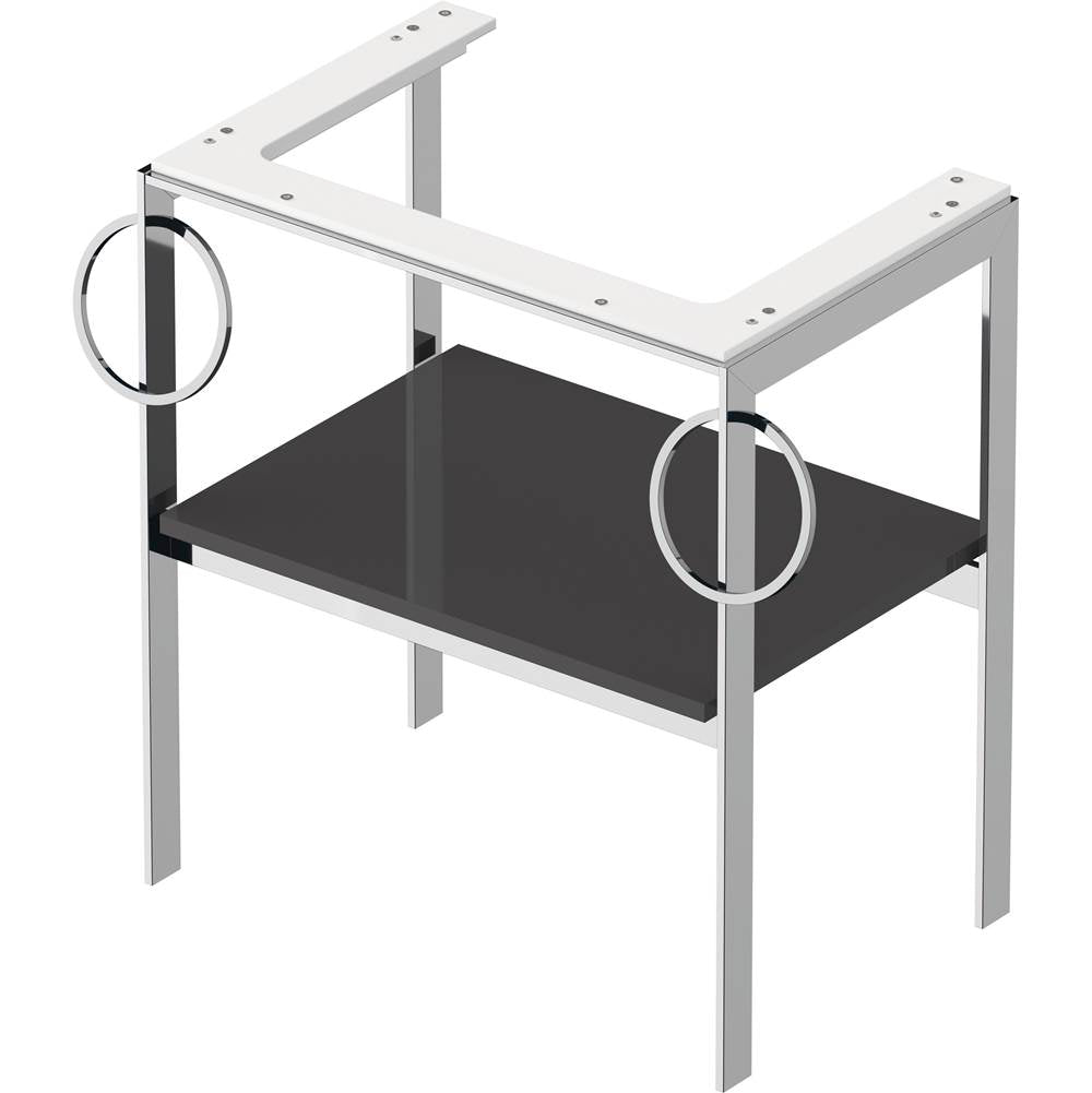 White Tulip Floorstanding Metal Console