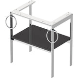White Tulip Floorstanding Metal Console