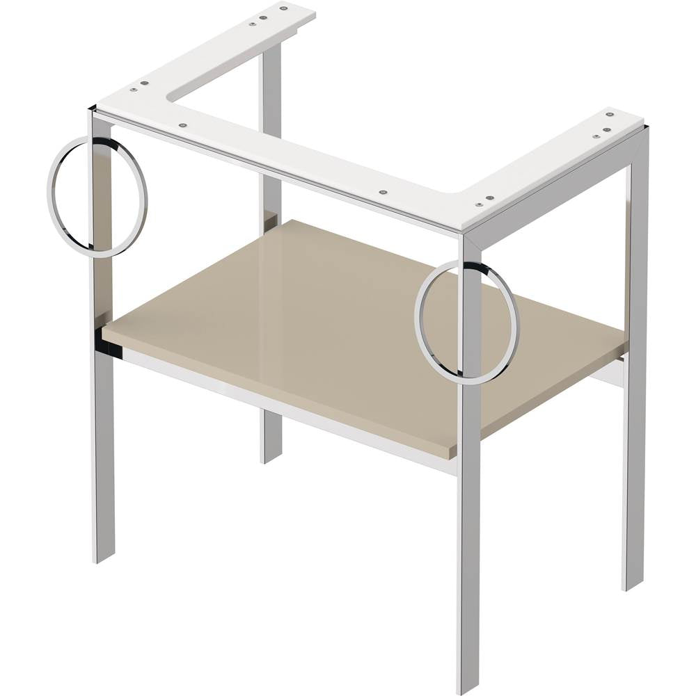 White Tulip Floorstanding Metal Console