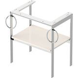 White Tulip Floorstanding Metal Console