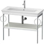 Duravit - White Tulip Floorstanding Metal Console - White Satin Matte