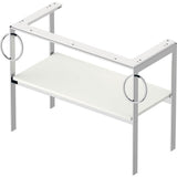 White Tulip Floorstanding Metal Console