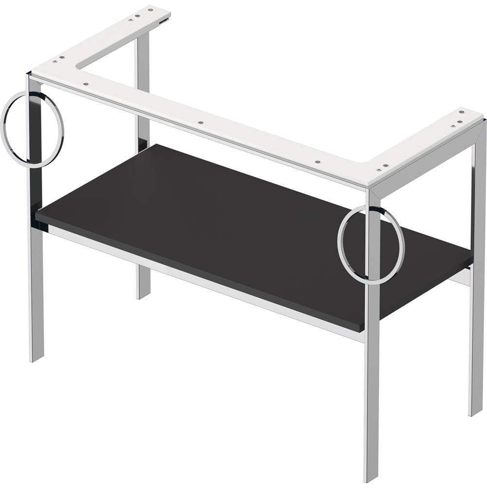 White Tulip Floorstanding Metal Console