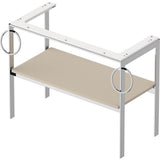 White Tulip Floorstanding Metal Console