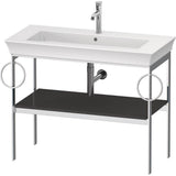 Duravit - White Tulip Floorstanding Metal Console - Graphite High Gloss