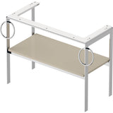 White Tulip Floorstanding Metal Console