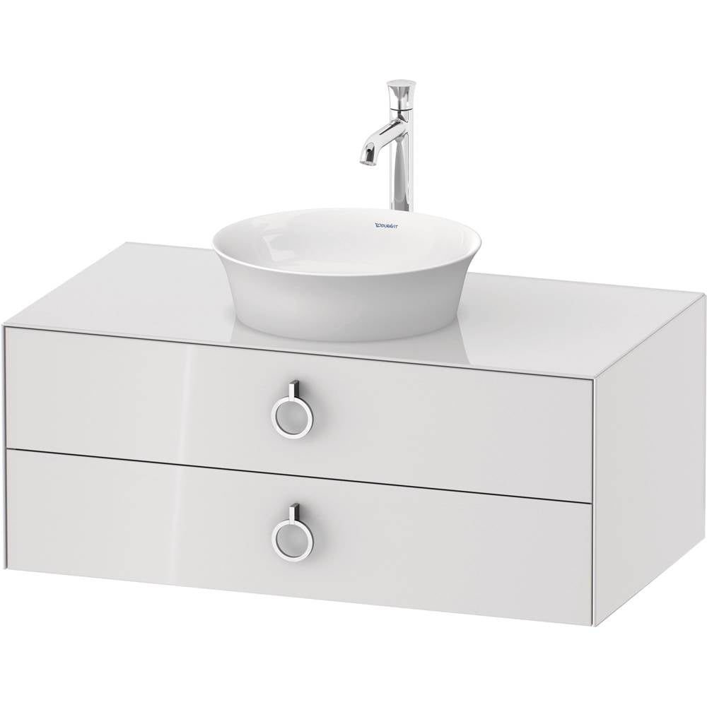 Duravit - White Tulip Wall-Mounted Vanity Unit White High Gloss - White High Gloss