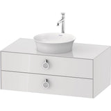 Duravit - White Tulip Wall-Mounted Vanity Unit White High Gloss - White High Gloss