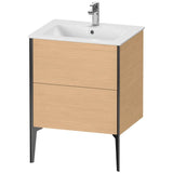 Duravit - XViu Two Drawer Floorstanding Vanity Unit Natural Oak - Natural Oak