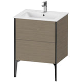 Duravit - XViu Two Drawer Floorstanding Vanity Unit Oak Terra - Oak Terra