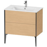 Duravit - XViu Two Drawer Floorstanding Vanity Unit Natural Oak - Natural Oak