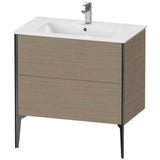 Duravit - XViu Two Drawer Floorstanding Vanity Unit Oak Terra - Oak Terra