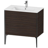 Duravit - XViu Two Drawer Floorstanding Vanity Unit Walnut Brushed - Walnut Brushed