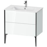 Duravit - XViu Two Drawer Floorstanding Vanity Unit White - White High Gloss