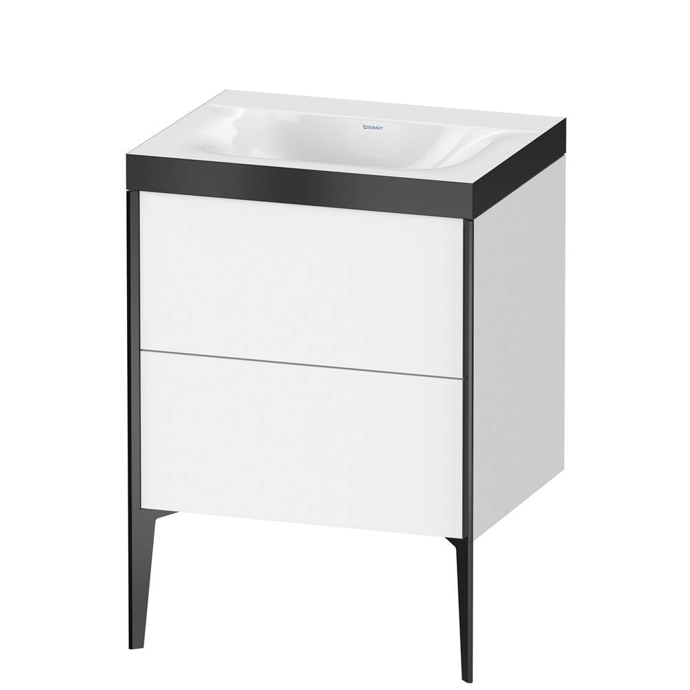 Duravit - XViu Two Drawer C-Bonded Floorstanding Vanity Kit White - White Matte