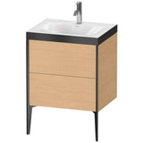 Duravit - XViu Two Drawer C-Bonded Floorstanding Vanity Kit Natural Oak - Natural Oak