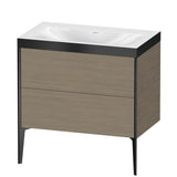Duravit - XViu Two Drawer C-Bonded Floorstanding Vanity Kit Oak Terra - Oak Terra