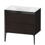 Duravit - XViu Two Drawer C-Bonded Floorstanding Vanity Kit Walnut Brushed - Walnut Brushed