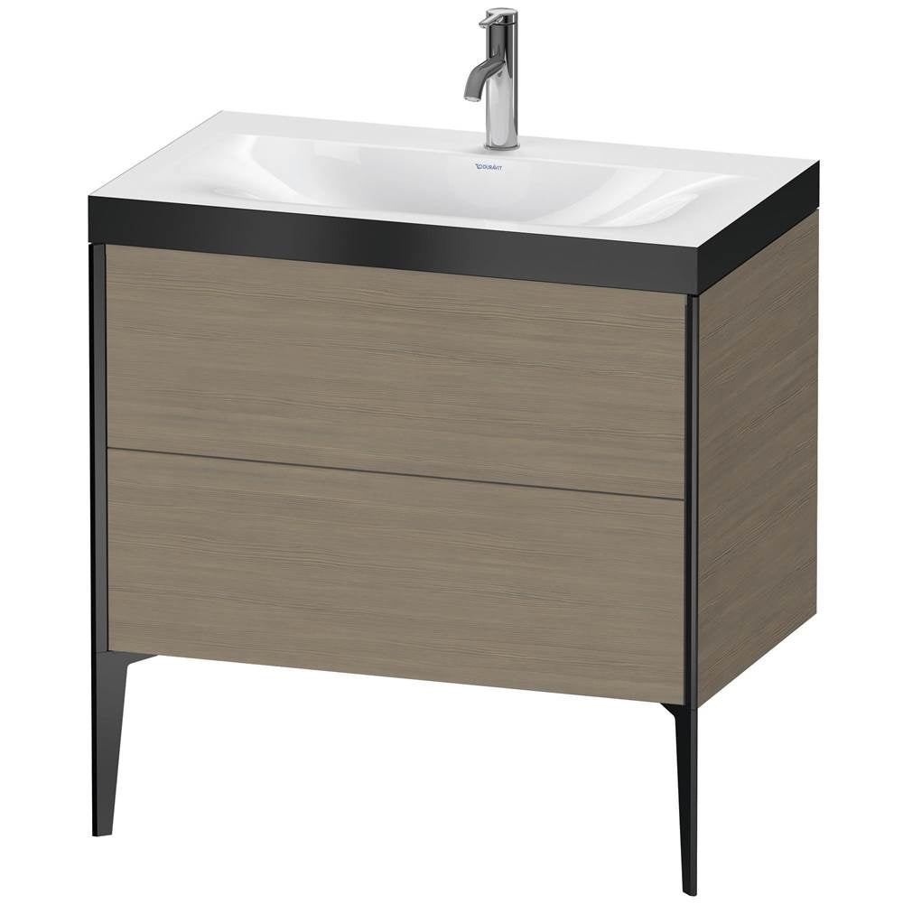 Duravit - XViu Two Drawer C-Bonded Floorstanding Vanity Kit Oak Terra - Oak Terra