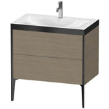 Duravit - XViu Two Drawer C-Bonded Floorstanding Vanity Kit Oak Terra - Oak Terra