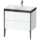 Duravit - XViu Two Drawer C-Bonded Floorstanding Vanity Kit White - White High Gloss