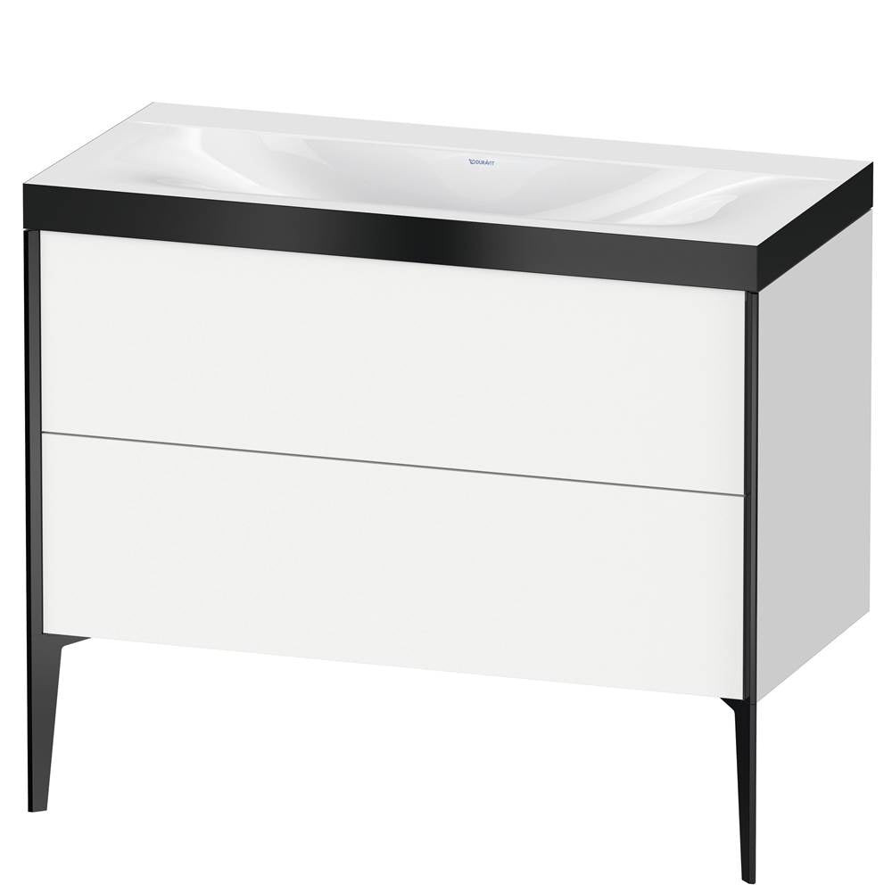 Duravit - XViu Two Drawer C-Bonded Floorstanding Vanity Kit White - White Matte