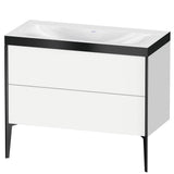 Duravit - XViu Two Drawer C-Bonded Floorstanding Vanity Kit White - White Matte