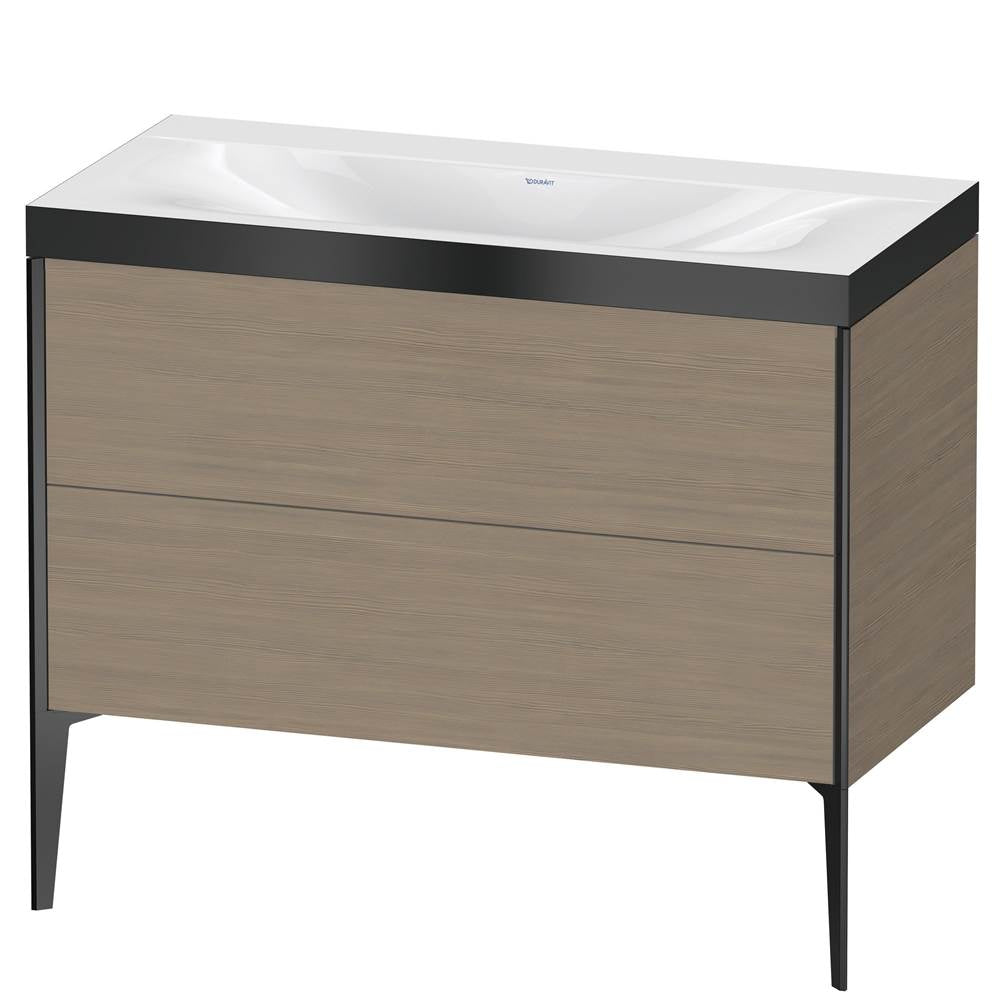 Duravit - XViu Two Drawer C-Bonded Floorstanding Vanity Kit Oak Terra - Oak Terra