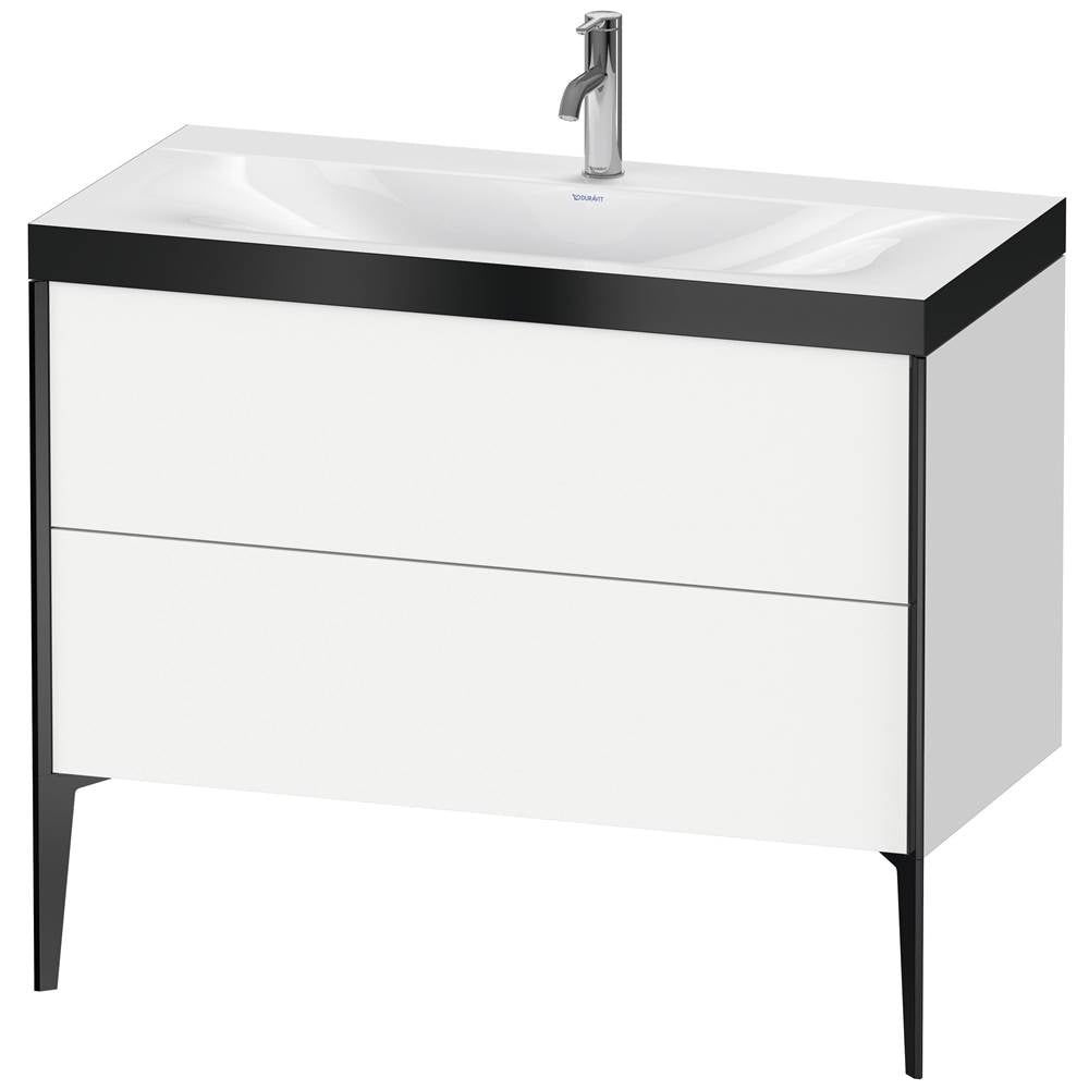 Duravit - XViu Two Drawer C-Bonded Floorstanding Vanity Kit White - White Matte