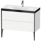 Duravit - XViu Two Drawer C-Bonded Floorstanding Vanity Kit White - White Matte