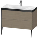Duravit - XViu Two Drawer C-Bonded Floorstanding Vanity Kit Oak Terra - Oak Terra