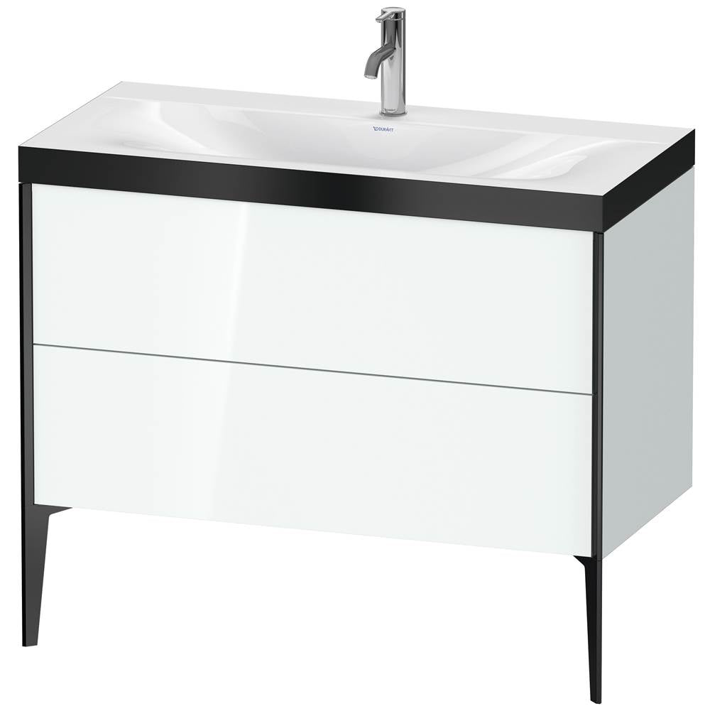 Duravit - XViu Two Drawer C-Bonded Floorstanding Vanity Kit White - White High Gloss