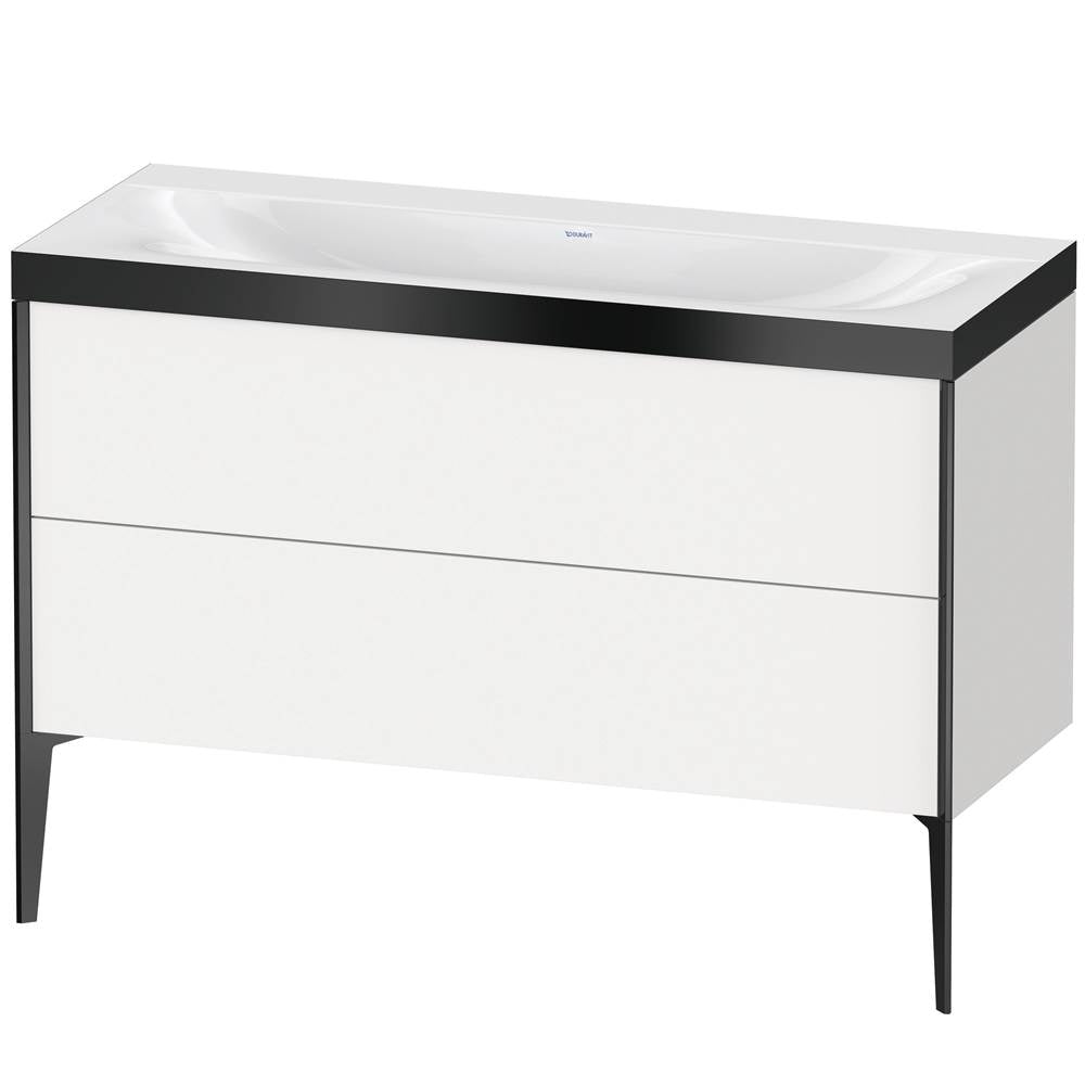Duravit - XViu Two Drawer C-Bonded Floorstanding Vanity Kit White - White Matte