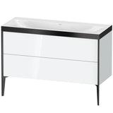 Duravit - XViu Two Drawer C-Bonded Floorstanding Vanity Kit White - White High Gloss