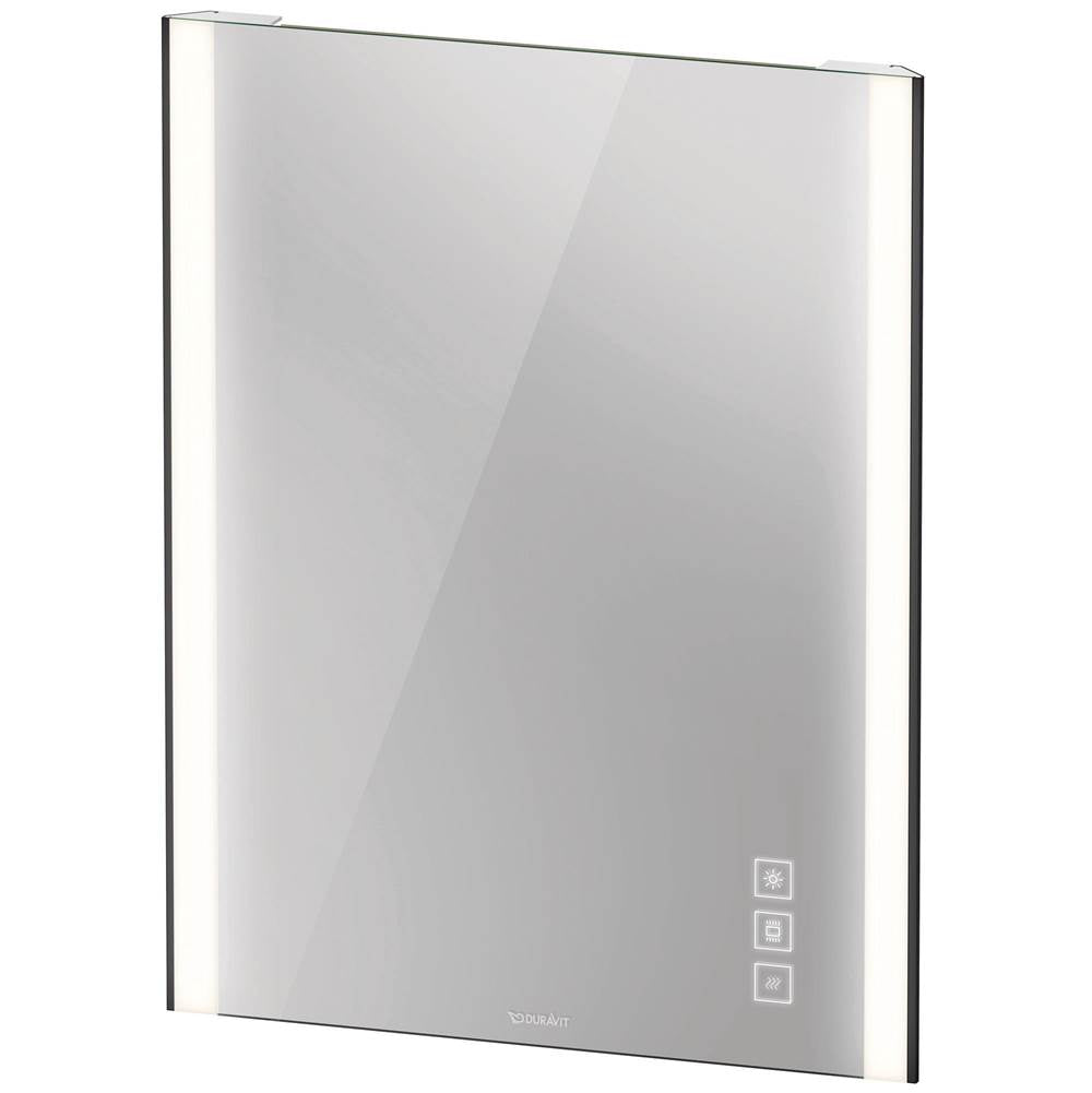 Duravit - XViu Icon Version Mirror with Lighting Black - Black Matte