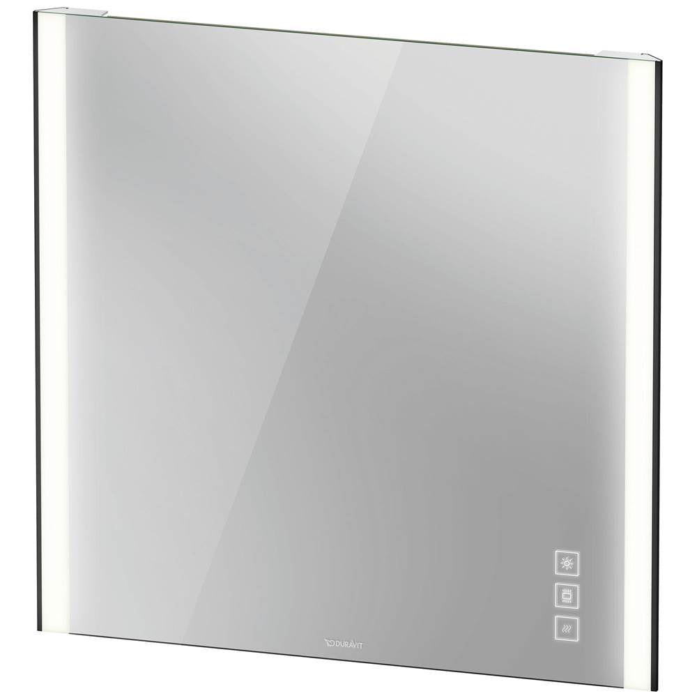Duravit - XViu Icon Version Mirror with Lighting Black - Black Matte