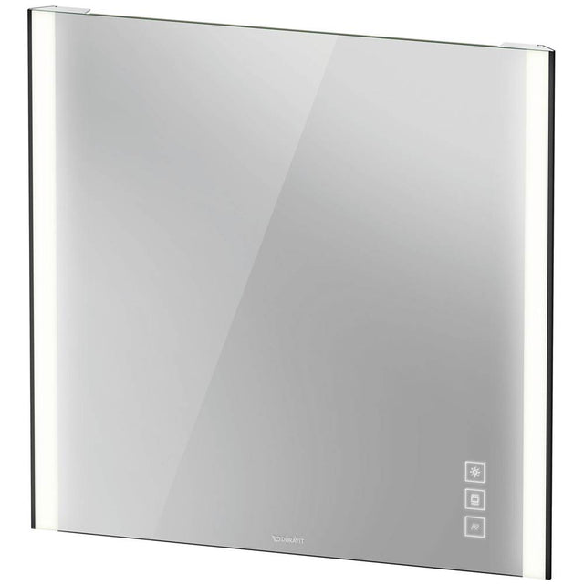 Duravit - XViu Icon Version Mirror with Lighting Black - Black Matte