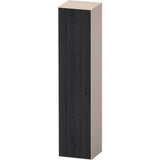 Duravit - Zencha Tall Cabinet - Black Oak With Taupe