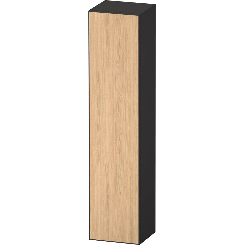 Duravit - Zencha Tall Cabinet - Natural Oak With Graphite