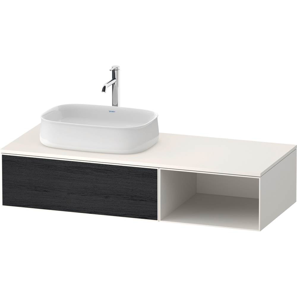 Duravit - Zencha Vanity Unit for Console - Black Oak With White
